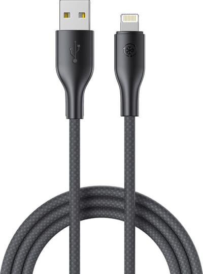 Oplaadkabel - Geschikt voor iPhone Kabel 3 Meter - Zwart - Geschikt voor Lightning naar USB Oplader Kabel