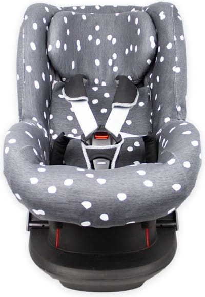 Briljant Baby Autostoelhoes Axiss - Spots - Antraciet - Zomerhoes - 100% katoen
