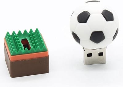 Voetbal 128GB 3.0 usb stick -1 jaar garantie – A graden klasse chip