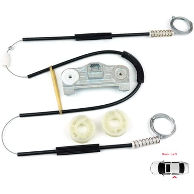 BWR309 Raammechanisme Reparatieset Achterdeur Links voor BMW 5 Serie E39 1996-03/1999 4/5 Deurs Pre-Facelift 51358159835