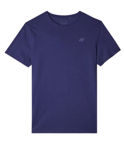 4F Heren T-shirt Regular Fit 100% Katoen Donkerblauw XXL