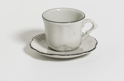 The Table | Attic Espresso Kop en Schotel - Sea Salt - Lichtgrijs - espressokopje - 45 ml