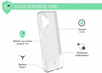 Force Case, Hoesje geschikt voor Samsung Galaxy A32 4G - PURE Versterkt, Transparant