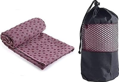 Antislip yogahanddoek - microvezel yogahanddoek, sneldrogend - antislip yogahanddoek, voorvoor yogamatten en hot yoga.