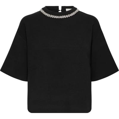 Ichi Trui Ihdorise Ss 20124681 Black Dames Maat - XS