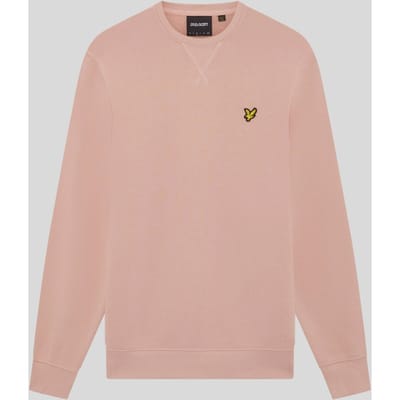 Lyle & Scott Sweat Crewneck Grapefruit Roze - Maat S - Heren - Sweaters