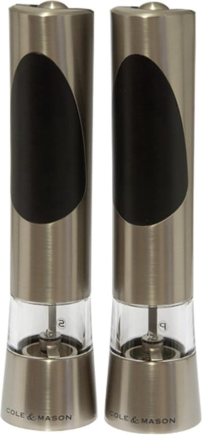 Cole & Mason - Richmond Electronic Salt and Pepper Mill Gift Set, unfilled 21.5 cm