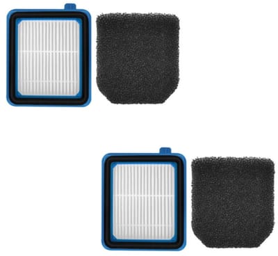 2-pack stofzuigerfilters compatibel met Electrolux Q6-Q8, WQ61, WQ71 en WQ81, ABS en filterpapier, 95 x 78 mm