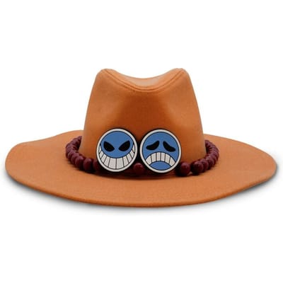 One Piece Portgas D. Ace Unisex Hoed - oranje - Standard