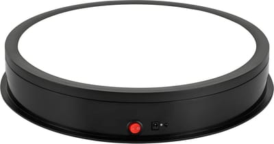 Botec Draaiplateau elektrisch met LED-Licht en Afstandsbediening - draaischijf - draaiplateaus - Ondersteunt een gewicht tot 50 kg - Ø42 cm