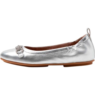 Fit Flop Dames/Dames Allegro Sprankelende Ballerina Flats (Zilver)