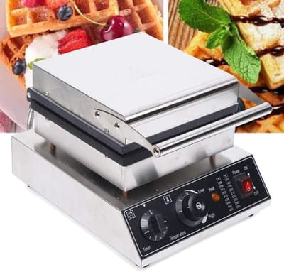 Wafelijzer - Dik Beslag Apparaat - Lekkere Wafels Maken - Snelle Tijd & Temperatuur Controle - 1750 Watt - Roestvrij Staal