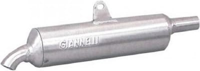 Silencieux d échappement aluminium ovale GIANNELLI pour moto 2 temps 14016 Neuf