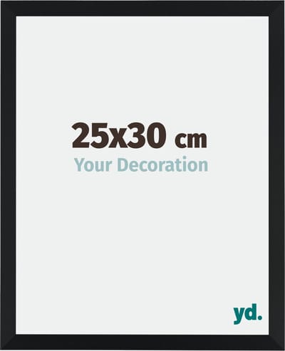 Your Decoration - Fotolijst 25x30 cm - MDF - Zwart Mat - Catania