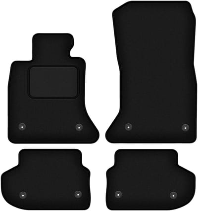 Wielganizator WLG-CARLUX Serie - Auto Vloermatten - Zwart - Polipropyleen - BMW 5 F10_FL