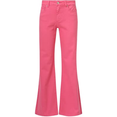 Smashed Lemon Mediumblauwe flared jeans |