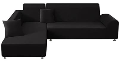 Omgoods - Stretch Sofa Cover Set van 2 voor L-vormige Sofas