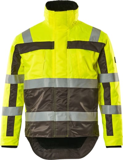 Mascot Safe Compete Winterjas 07223-880 - hi-vis geel/antraciet - 2XL