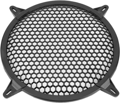 12 Inch Subwoofer Mesh Guard Speaker Cover - Bescherming voor Auto Audio met Zwart Plastic voor 6, 8, 10 en 12 Inch Subwoofers - Duurzaam en Stijlvol Ontwerp