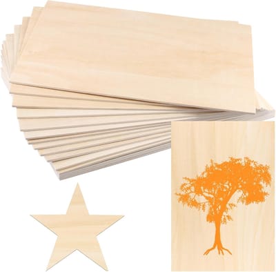 Multiplex Platen - Houten Planken - Hobby Knutselen - Natuurlijk Lindehout - A4 3mm dik - Houtkleur