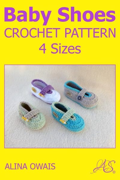 Haakpatroon voor Babyschoenen: 4 Maten voor Pasgeborenen