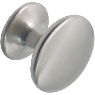 Bertomani Meubelknop - Aluminium Vernikkeld - 25mm - Set Van 2