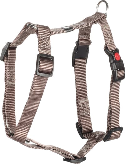 Flamingo Ziggi H-harnas - Harnas Honden - H-harnas Ziggi Taupe S 35-50cm 15mm - 1st - 126152 - 1st