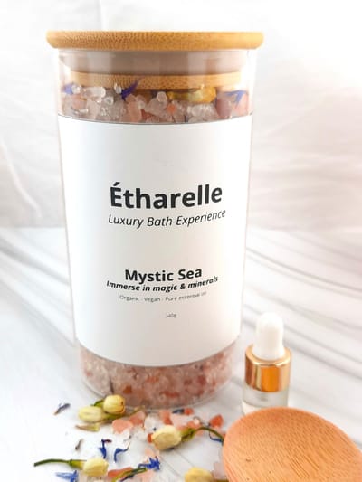 Bad zout - Étharelle Luxe Bad beleving - 340 g Premium spa-ritueel met pure essentiële oliën - Mystic Sea 340g