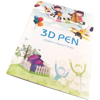 3D Pen Sjabloonboek Voor 3D Printpen Tekensjablonen 40 Tekenpatronen Met een Gratis veelkleurig