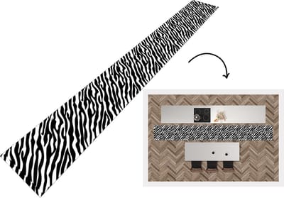 Keukenloper - Keukenmat - Dieren - Zebra - Design - 400x50 cm - Keuken vloerkleed