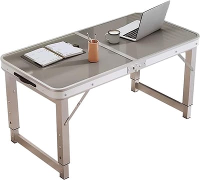 Klaptafel Aluminium - Campingtafel Picknicktafel - Buitenactiviteiten Genieten - Hoge Draagkracht - 120 cm - Antraciet