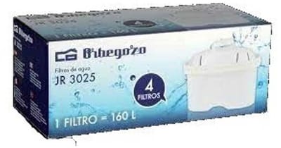 Orbegozo Jr3025 Waterfilterkan 4 Eenheden Wit