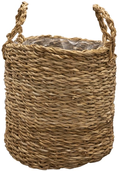 Ter Steege Plantenmand voor Binnen Zeegras Beige-Groen D 30 cm H 27 cm