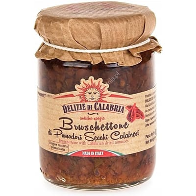 Bruschetto pasta met gedroogde tomaten 90g DELIZIE DI CALABRIA Italiaans