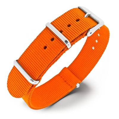 NATO Horlogeband G10 Military Nylon Strap - Oranje 20mm