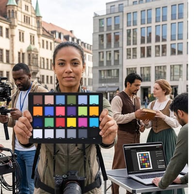 Carte de correction des couleurs pour appareil photo 5,7 x 4,1 Carte de calibration des couleurs pour la photographie, la vidéo, l'impression