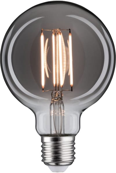 1879 Filament 230 V LED Globe G95 E27 360lm 8W 1800K dimbaar Rookglas