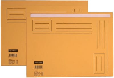 Vouwmap Ongelijk Folio Geel