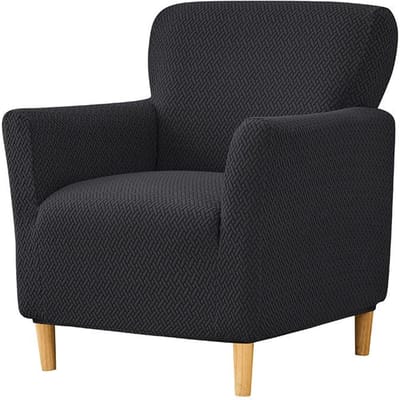 T-vormige Ruimtebesparende Enkele Bankstel Thuisgebruik Hotel Vierkante Badkuiphoes Club Bankstel Stof Duurzaam Duurzaam 30*22*9cm zwart
