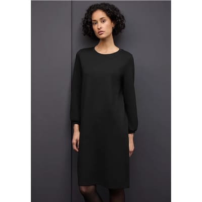 Effen jersey jurk