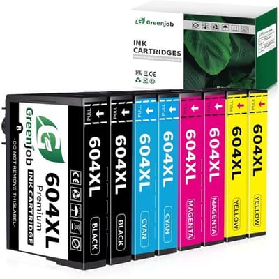 Inktcartridge 604XL - Greenjob - Compatibel met Epson - Zwart - Inkjet - A4