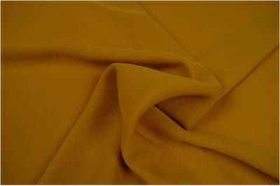 Chiffon stof - Okergeel - 1 meter - Per meter - 150cm breed