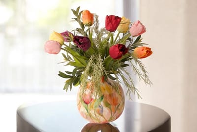 WinQ-Boeket Tulpen 60cm Multicolor-zijden bloemen-kunstbloemen-kunsttulpen