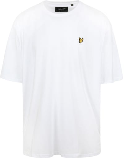 Lyle and Scott Plussize T-shirt Wit - Maat 4XL - Heren - Casual T-shirts