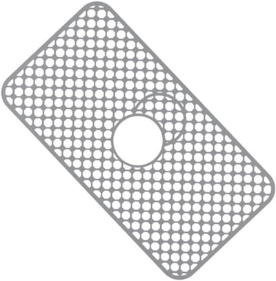 Siliconen voor gootsteenmat voor effectieve afvoer, opvouwbaar en antislip, hittebestendig ontwerp voor warm keukengerei, gemakkelijk te onderhouden (66,5 x 35,5 cm)