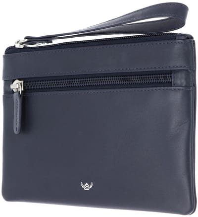 Golden Head Leren telefoontasje polstasje Polo RFID Protect RV-Handytasche 4075 Marineblau donkerblauw