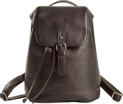 HAROLD'S Leren Vrije tijd rugzak Rugzak Campo Backpack Brown Donkerbruin