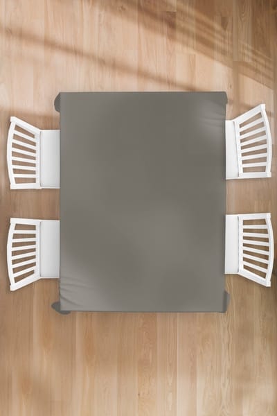 Tafelkleed - Tafellaken - 130x170 cm - Grijs - Kleuren - Effen - Binnen en Buiten