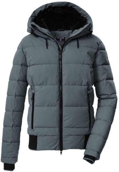 Killtec dames winterjas - padded - 43304 - blauw/grijs - maat 38