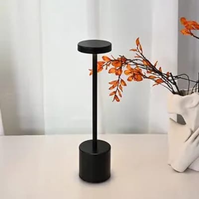 Tafellamp - Draadloos - Dimlicht - Touch - Oplaadbaar - Sfeerverlichting - Zwart - Modern Design
